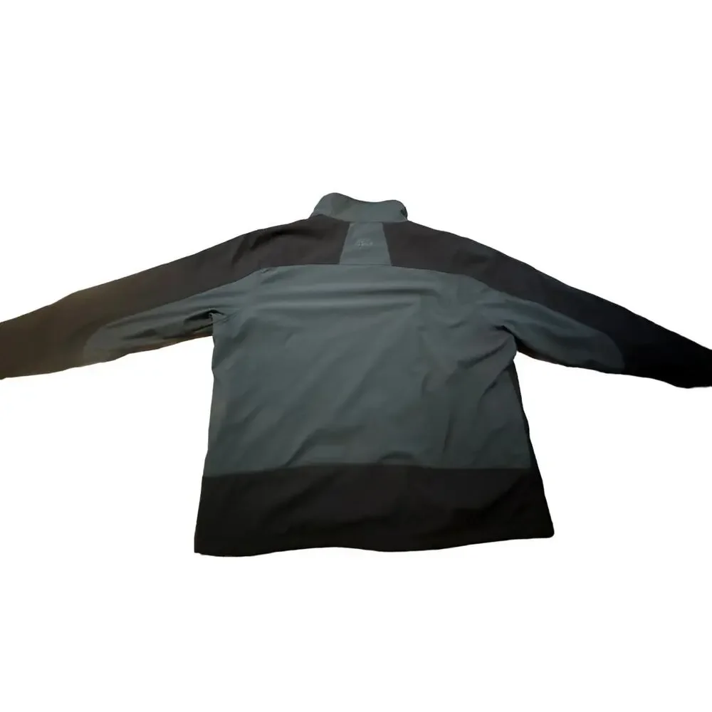 Black Gray Gravel Gear Mens Insulated Soft Shell Jacket Size X-Large